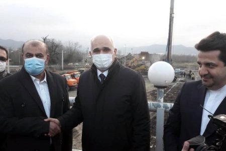 احداث پل مشترک مرزی ایران و جمهوری آذربایجان با حضور وزیر راه آغار شد
