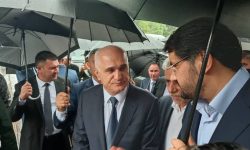 بازدید وزیر راه شهرسازی ایران و معاون نخست وزیر جمهوری آذربایجان از پل مشترک جدید مرزی آستارا